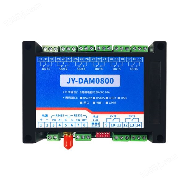 8路继电器控制板 DAM0800（WIFI网口版）